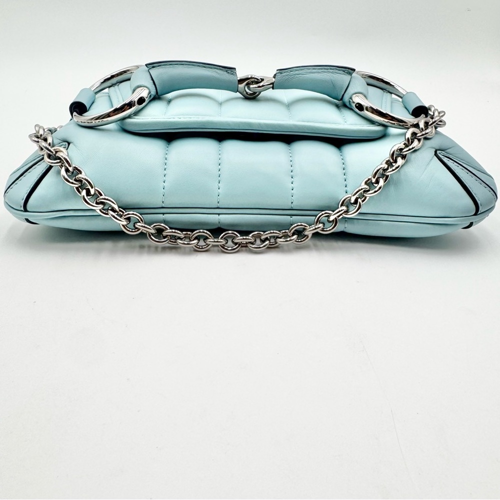 NEW Gucci Matelasse Small Maxi Horsebit Chain Shoulder Bag - Picture 6 of 15